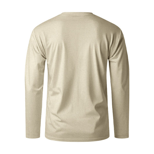 Polera Cuello Redondo Textura Waffle para Hombre - Image 14