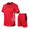 Men's Casual Sportswear Set - Comfortable Short Sleeve