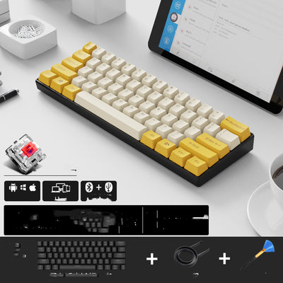 Teclado Mecánico Inalámbrico Dual Mode Bluetooth y Cable con Estuche - Image 16