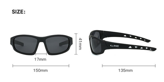 Black sports sunglasses with red mirrored lenses, featuring a wrap-around style and red accents on the temples. - Image 9