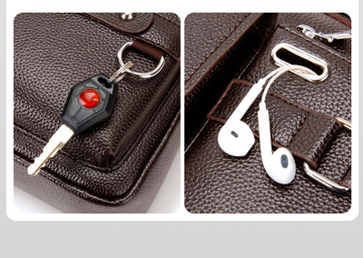 Bolso Bandolera Casual para Hombre con Diseño Oblicuo - Image 13