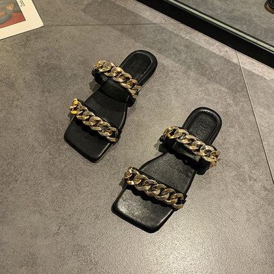 Sandalias Étnicas con Cadena para Mujer - Comodidad de Verano - Image 11