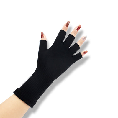 Guantes Térmicos Acrilicos Ribeteados con Dedos Abiertos - Image 4