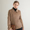 Abrigo Polo Cuello Clásico Mujer - Colores Sólidos Otoño Invierno