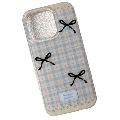 Funda para Teléfono a Cuadros con Lazo - Protección Elegante - Image 4