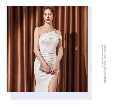 Vestido Largo de Cola de Pez para Dama Elegante y Sofisticado - Image 15
