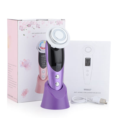 Masajeador Facial 7 en 1 con Microcorriente EMS y Luz LED - Image 9