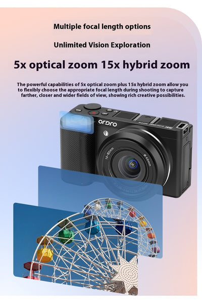 Cámara Mirrorless Digital con Lente Ultra Gran Angular para Creadores de Contenido - Image 8