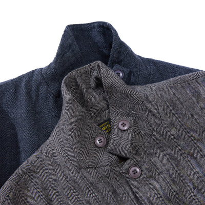 Chaqueta de Lana Gruesa Espiga Retro para Hombre - Image 8