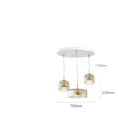 Lámpara de Techo Colgante de Cristal para Sala y Dormitorio - Image 4