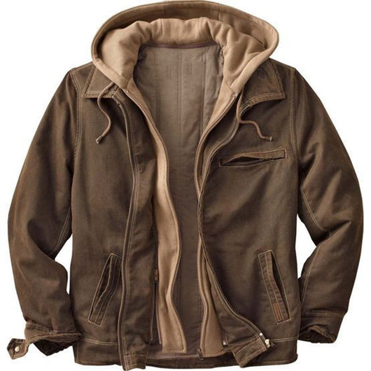Chaqueta Acolchada Gruesa con Capucha - Colores Sólidos - Image 15