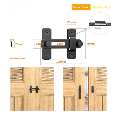 Cerradura de Puerta Corredera Acero Inoxidable - Seguridad Industrial Premium - Image 8