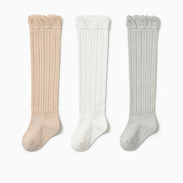 Calcetines Largos para Bebé Over Knee - Tela Fina y Transpirable