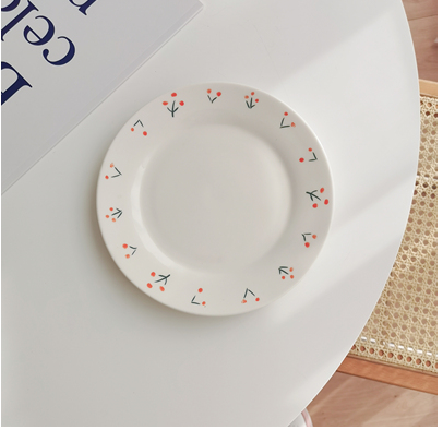 Plato Llano Cerámica Estilo Japonés Tulipán - Diseño Elegante y Funcional - Image 14