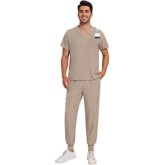 Uniforme de Trabajo Cuello V Ligero y Transpirable para Hombre - Image 11