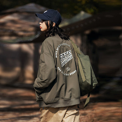 Chaqueta de Trabajo Bordada para Parejas - Estilo Americano - Image 14