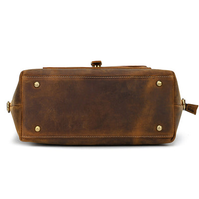 Bolso Tote de Cuero Crazy Horse Gran Capacidad - Image 45