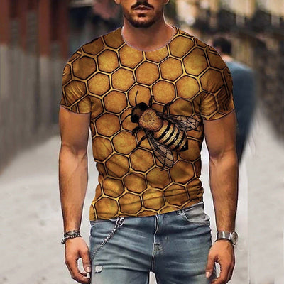 Playera Unisex con Impresión 3D Digital Honey - Diseño para Parejas - Image 6