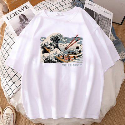Playera Unisex con Estampado de Sushi del Mar - Image 14