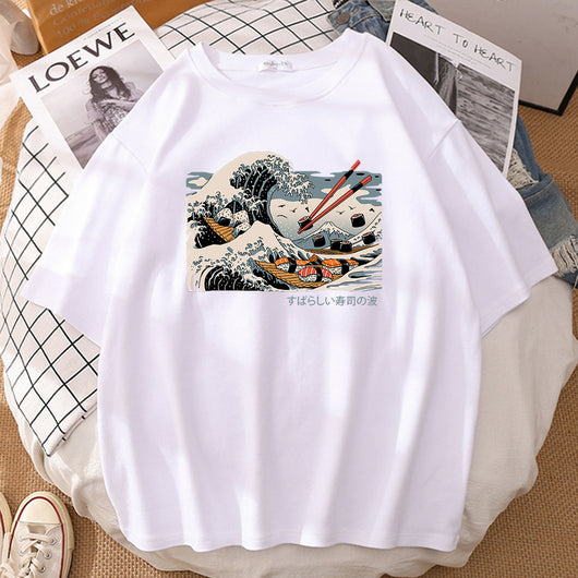Playera Unisex con Estampado de Sushi del Mar - Image 14