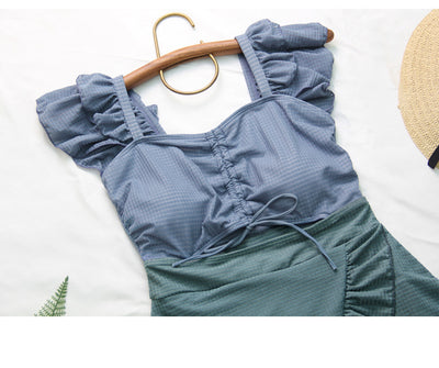 Traje de Baño Enterizo Estilo Falda Ajustado para Mujer - Image 21