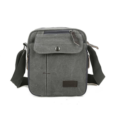 Bolsa Crossbody de Lona Estilo Coreano - Compacta y Versátil - Image 11