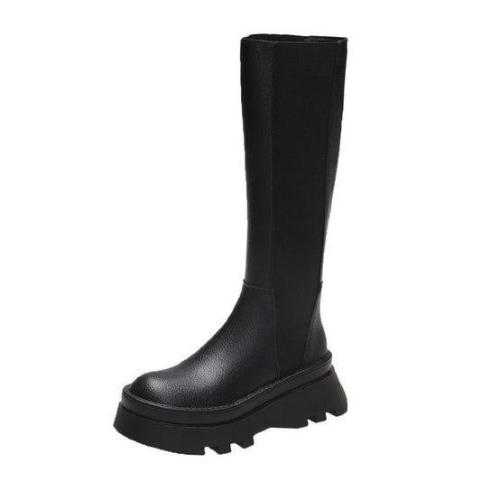 Botas Estilo Británico con Suela Gruesa y Caña Ajustada - Image 2