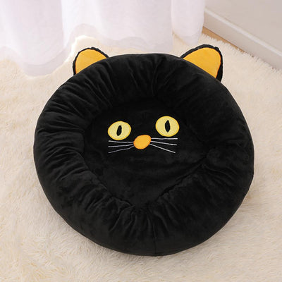 Cama Nido para Gatos en Forma de Gato Negro - Cómoda y Acogedora con Soporte Cervical - Image 6