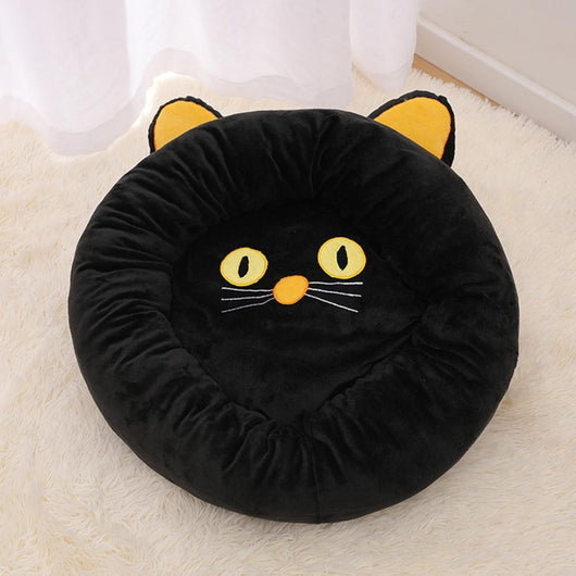 Cama Nido para Gatos en Forma de Gato Negro - Cómoda y Acogedora con Soporte Cervical - Image 6