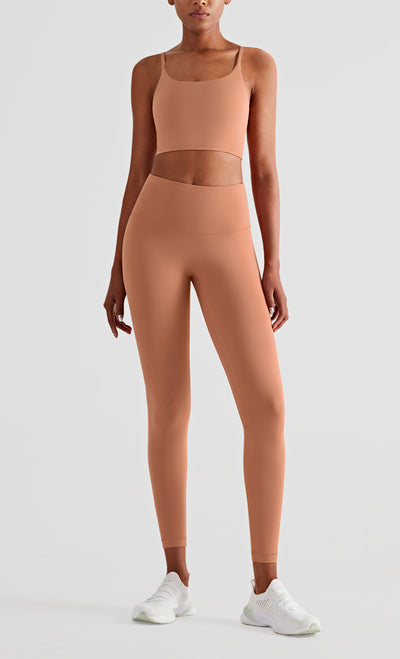 Leggins Cintura Alta Sin Costuras Efecto Durazno Antideslizantes - Image 3