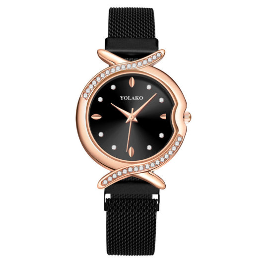 Reloj de Cuarzo para Mujer con Cristales de Diamante