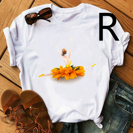 Falda Floral de Ballet Personalizada para Niña y Mujer - Manga Corta - Image 15