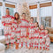 Pijama de Natal Familiar Completo - Conjunto Algodão Misto Europeu Americano