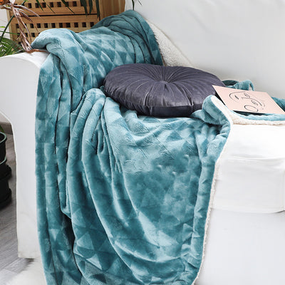 Manta Térmica de Lana para Siesta - Cobertor Flanela Grueso - Image 17