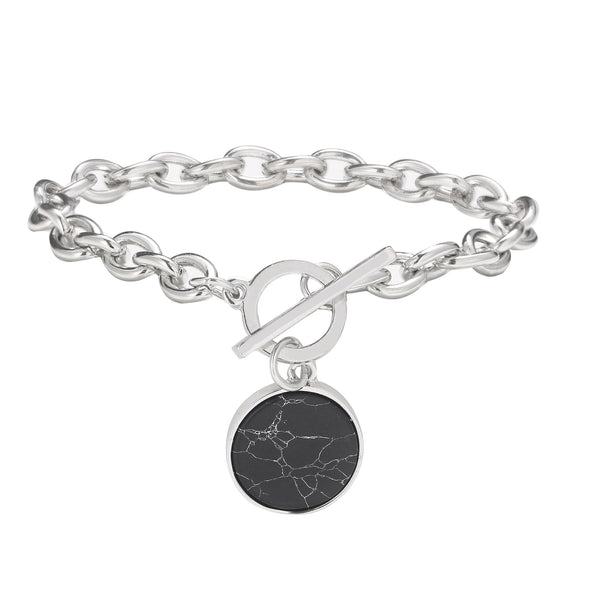 Conjunto de Pulsera y Collar con Detalles de Mármol - Image 2