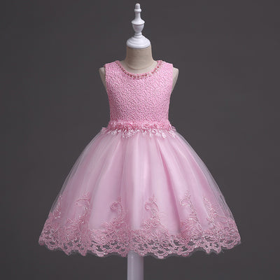 Vestido de Princesa para Niñas - Diseño Floral Elegante para Bodas y Celebraciones - Image 17