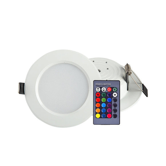 Foco Empotrables LED RGB con Control Remoto y Atenuación