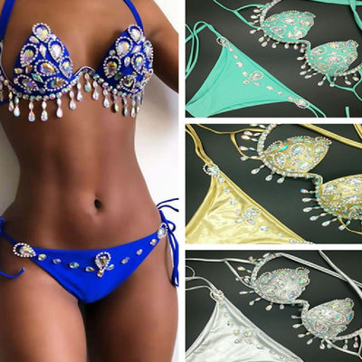 Bikini Diamante con Costuras Elegantes para Mujer - Image 13