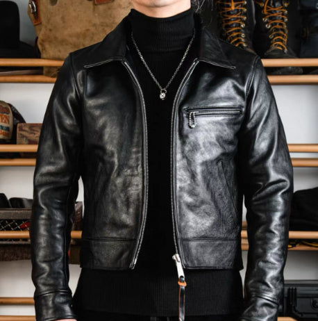 Chaqueta de Trabajo Estilo Retro Americano con Solapa Detroit