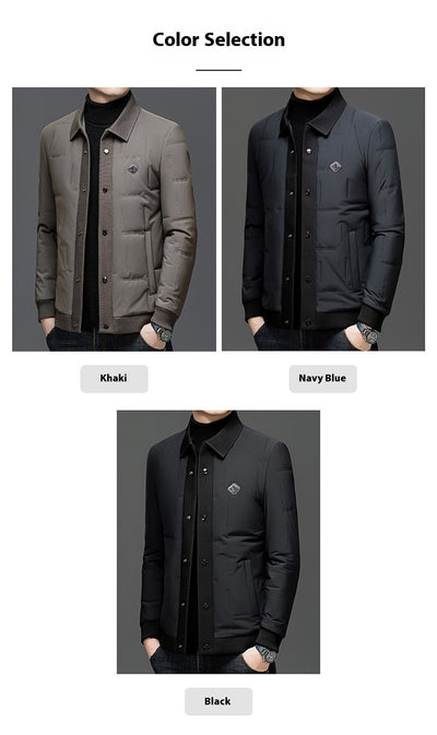 Chaqueta Acolchada con Solapa y Bajo Redondeado - Image 13