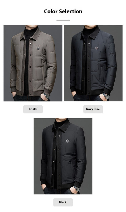 Chaqueta Acolchada con Solapa y Bajo Redondeado - Image 13
