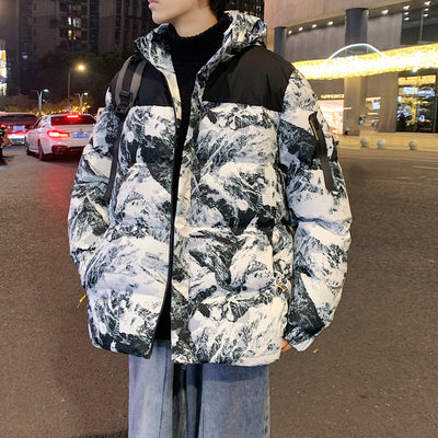 Chaqueta de Invierno Camuflada con Capucha para Hombre - Image 4