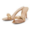 Zapatos de Tacón Alto Talla Grande para Mujer con Punta Redonda y Tira al Tobillo