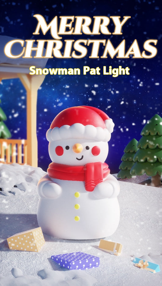 Lámpara Nocturna Muñeco de Nieve - Luz LED Suave para Dormitorio Infantil - Image 6