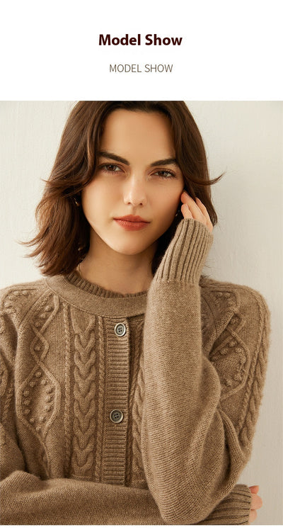 Cardigan de Cachemira Gruesa para Mujer - Image 14