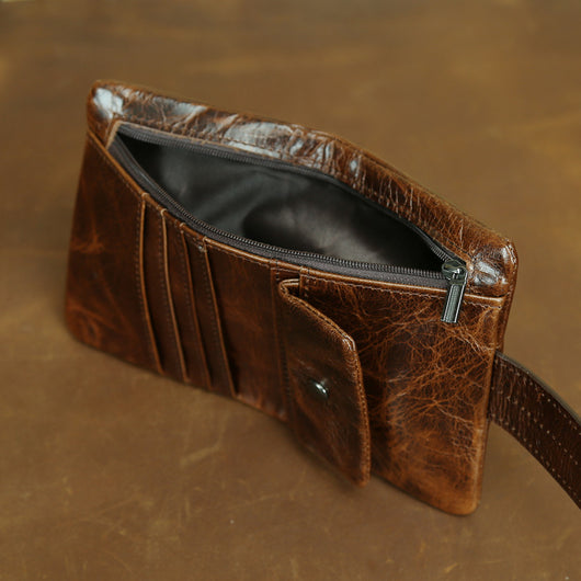 Cartera de Cuero Genuino para Mujer con Múltiples Compartimentos - Image 42