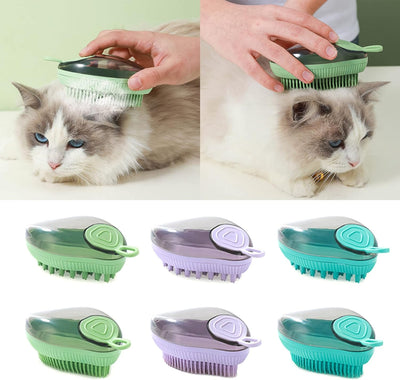 Cepillo de Baño para Perros con Dispensador de Jabón y Masaje - Image 22
