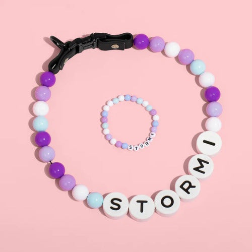 Collar Personalizado para Perro con Cuentas y Pulsera Coordinada - Nombre Grabado en Letras - Image 20
