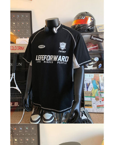 Camiseta Deportiva Suelta Cuello Redondo Manga Corta para Hombre - Image 16