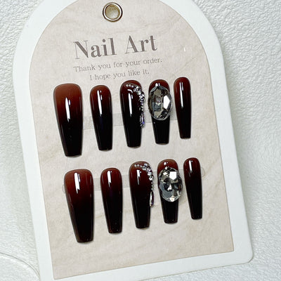 Esmalte de Uñas Degradado Negro Maillard - Manicura Profesional